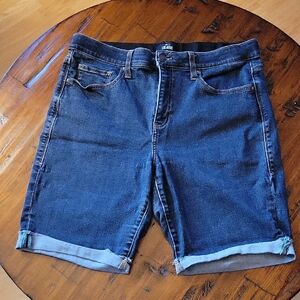 LuLaRoe Women's Dark Blue Jean Shorts